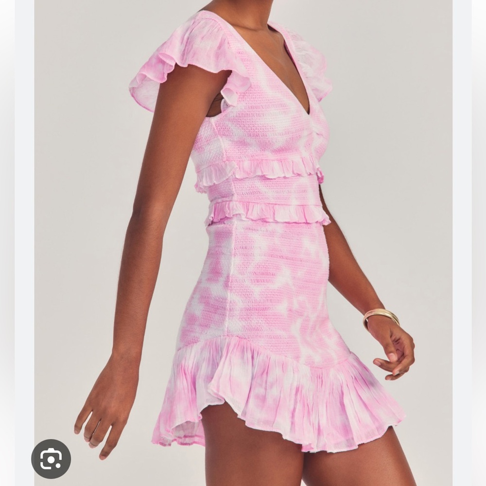 Loveshackfancy pink sonara dress